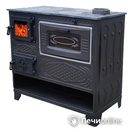 Отопительно-варочная печь МастерПечь ПВ-05С с духовым шкафом, 8.5 кВт в Лесному